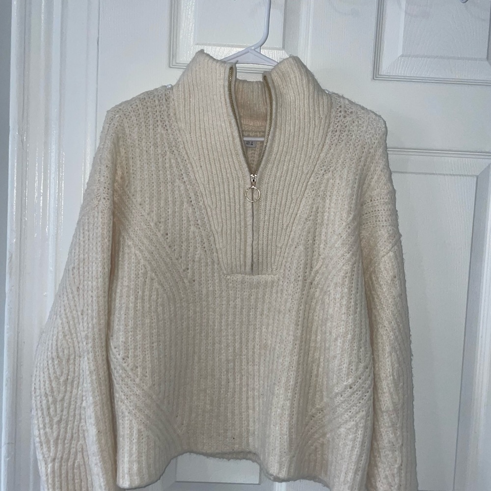 1/4 zip sweater - Stradivarius